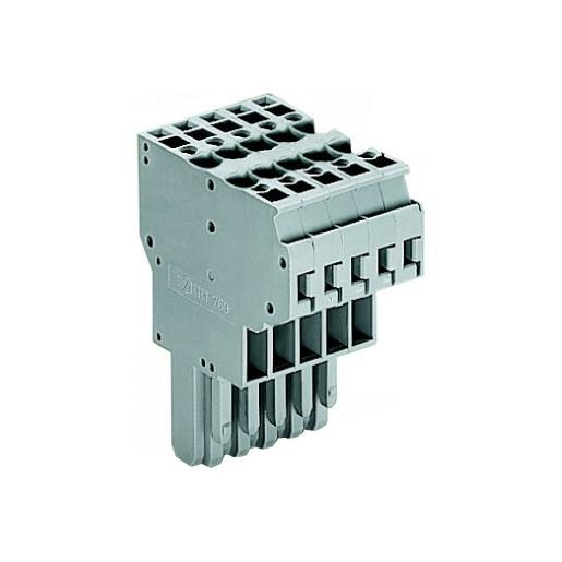 Wago X-com-2L-federl. 15-polig grau