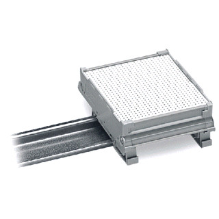 Wago Serie 288 zijafsluiting grijs kunststof gesloten