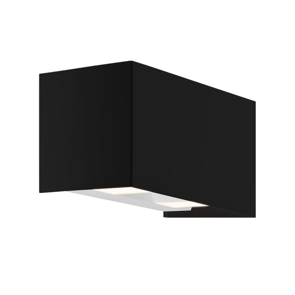 Wandlamp Latus vierkant dubbel zwart 3000K 1016LM