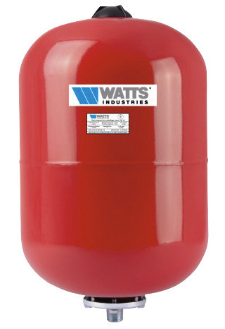 Watts Expansion vessel Heating Expansievat VR8 voor verwarming voordruk 1,5 bar 8L M 3/4" rood