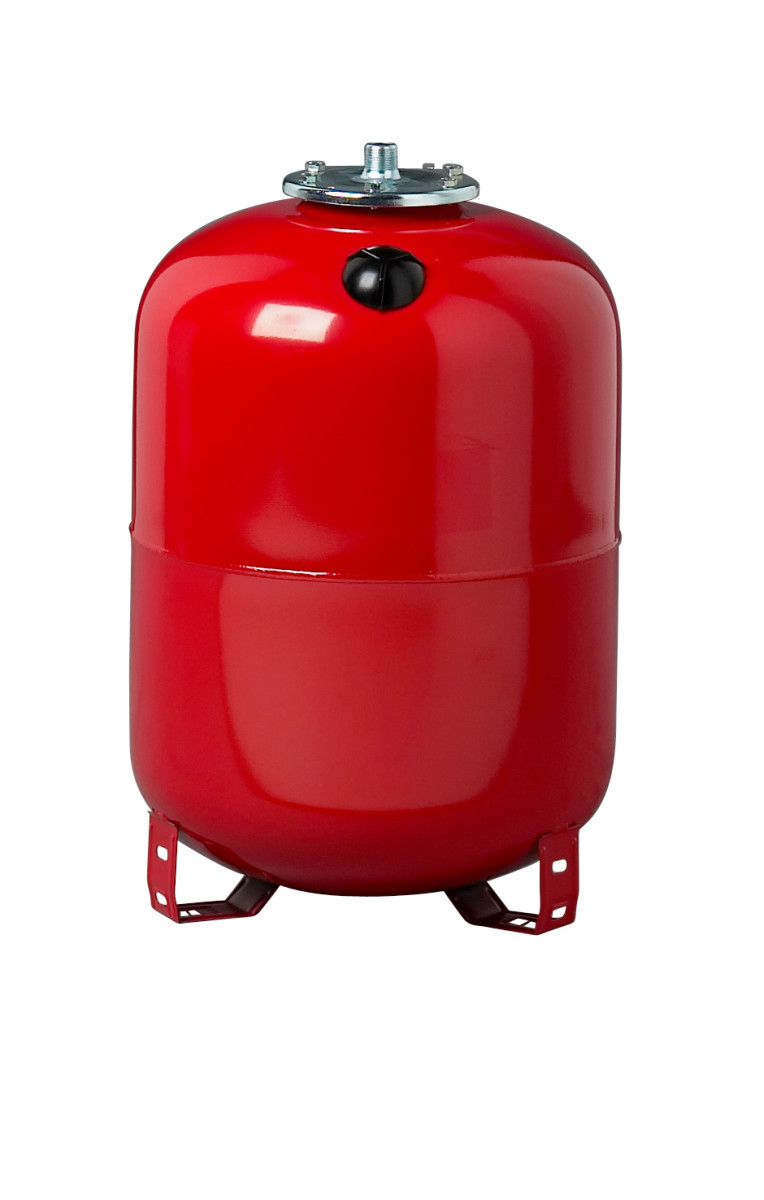 Watts Expansion vessel Heating Expansievat VRV35 poten verwarming 1,5 bar 35L diam365mm M 3/4" rood