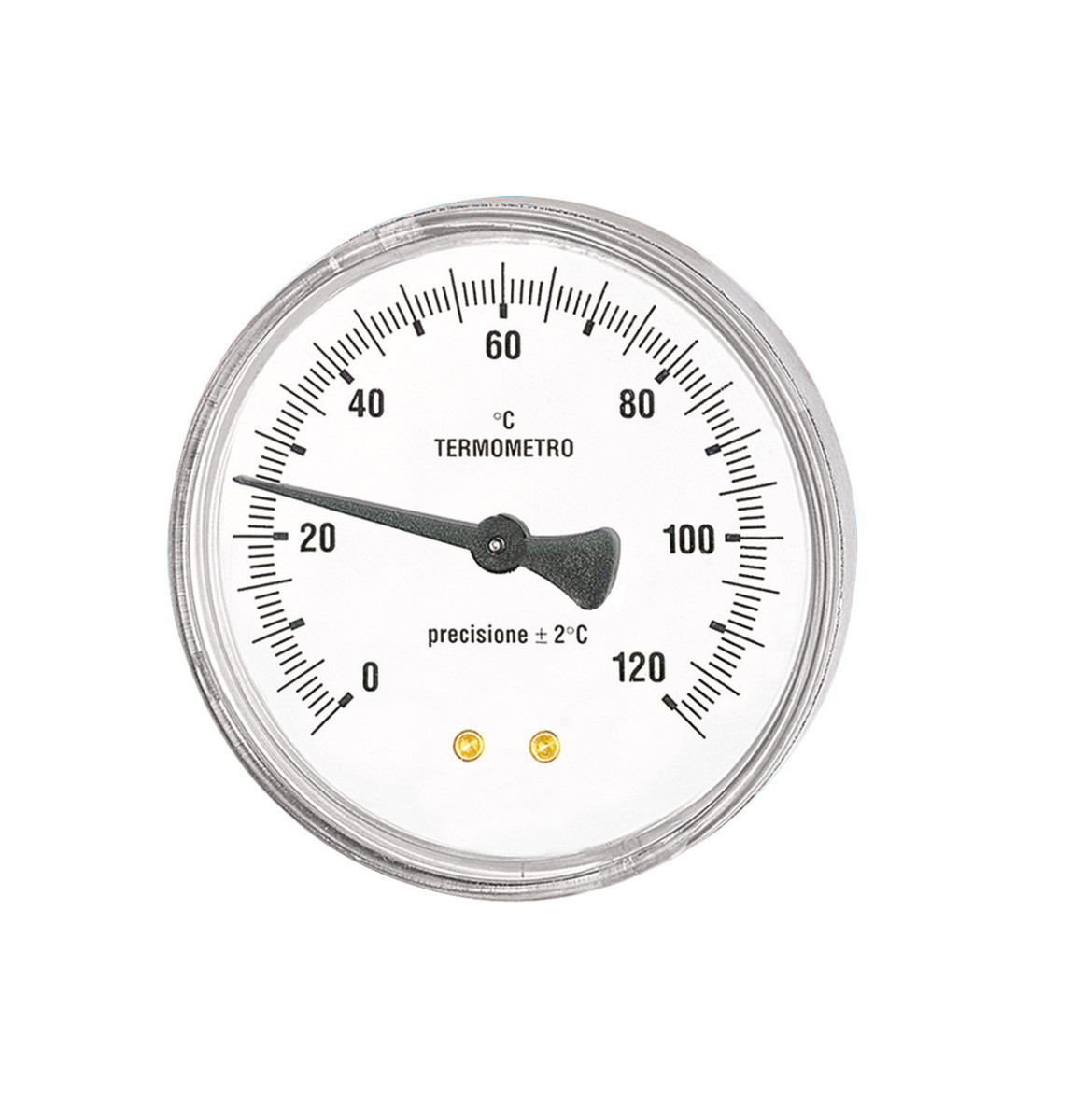 Watts Instrumentation Thermometer FR801 TB/ve bimetaal DN63 axiaal L50MM 0-120°C M 1/2"