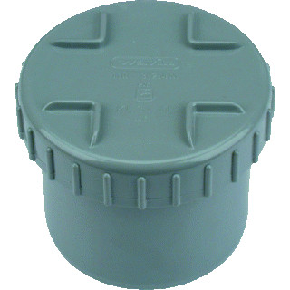Wavin EINDSTUK+DEKSEL 125 L
