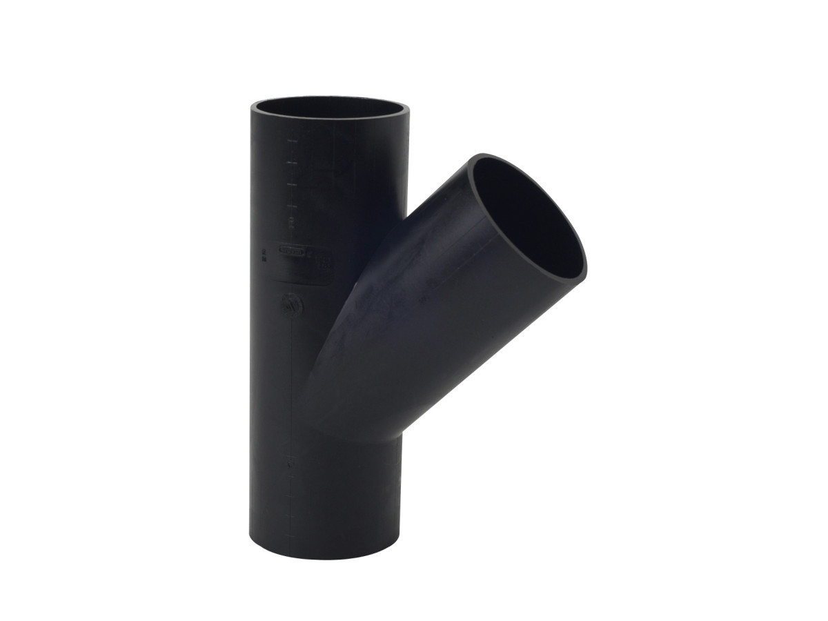 Wavin PE LAS T-STUK ZW 63X40