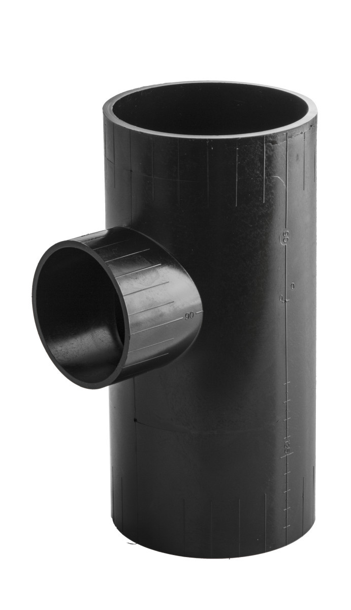 Wavin PE T-STUK 88,5 ZW 50X40