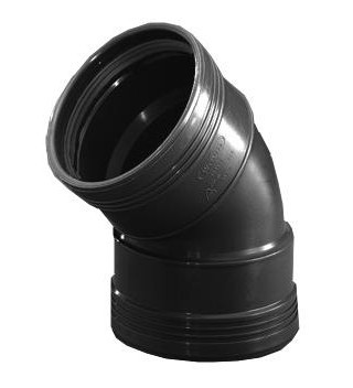 Wavin PP BOCHT 45GR 125 M/M ZWR