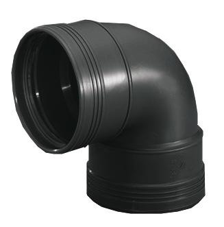 Wavin PP BOCHT 88,5GR 40 M/M ZW