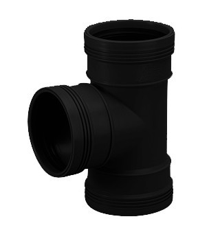 Wavin PP T-ST 88,5GR 50 3M ZWRT