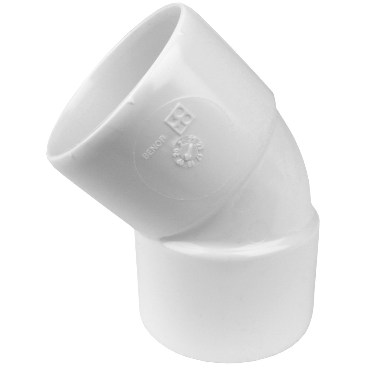 Wavin PVC L-BOCHT 45° WT 40 M/M