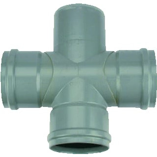 Wavin PVC M-DUBBEL TSTUK 88 125