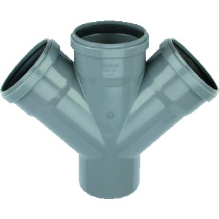 Wavin PVC M-DUBBEL TSTUK 45 200
