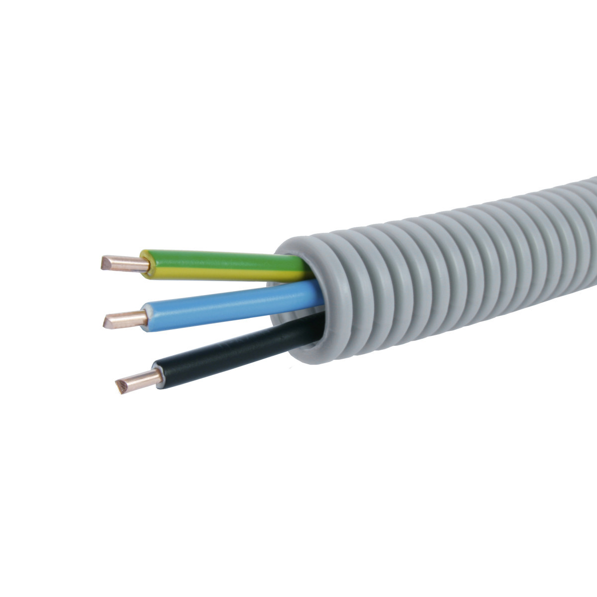 Wavin Wavin Flexbedraad Flexpp GR 16 GG/BL/ZW 2x2,5+1x1,5 L=100