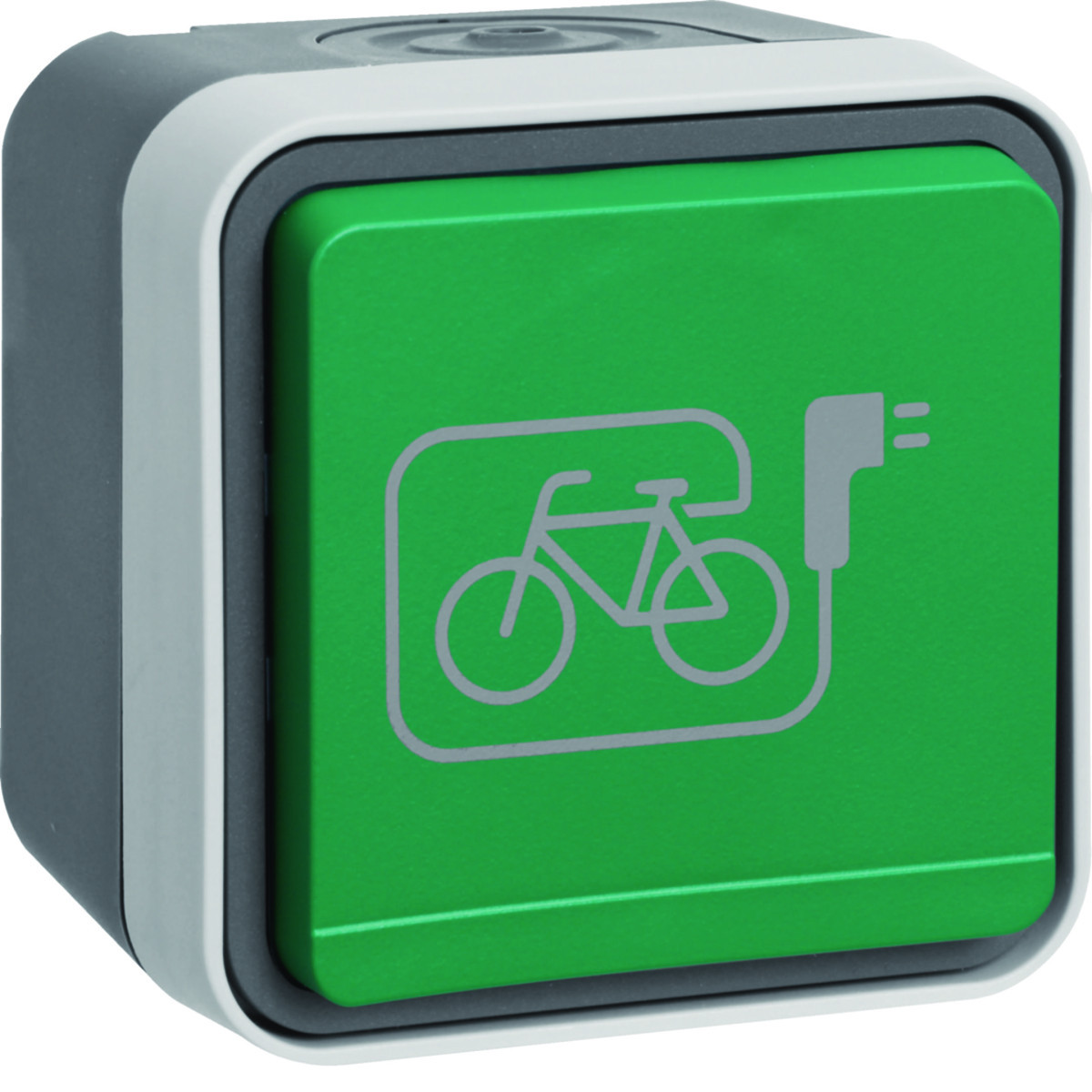 WCD Penaarde met fietslaadsymb. TKSTV. + behuizing, W.1 grijs