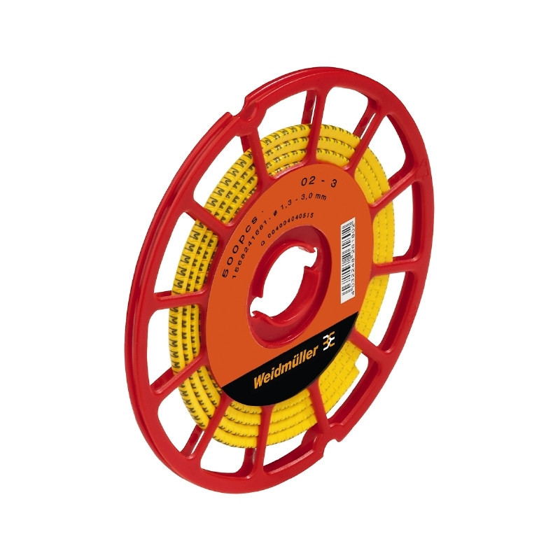 Weidmuller Adercodering rolvorm 0.5-1.5MM klemmen (snap) geel