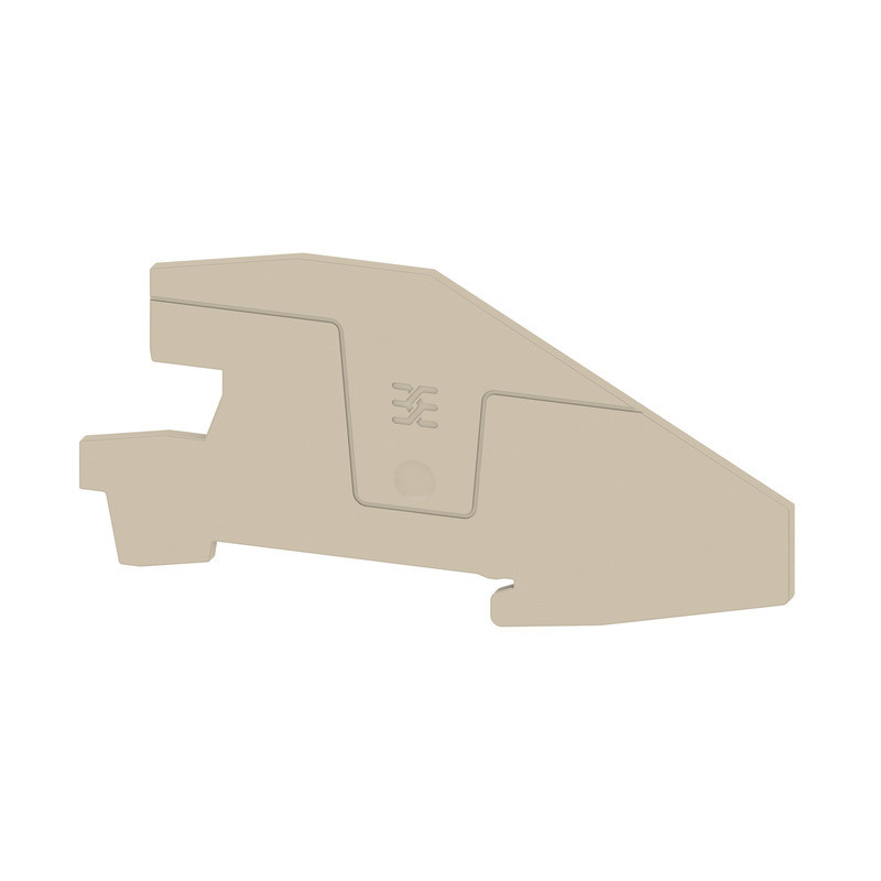 Weidmuller A-series End Plate for terminals, dark beige, height: 102.9 MM, width: 2 MM, V-