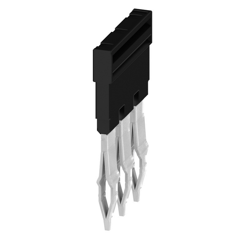 Weidmuller A-series Cross-Connector (terminal), plugged, black, 32 A, number of poles: 3,