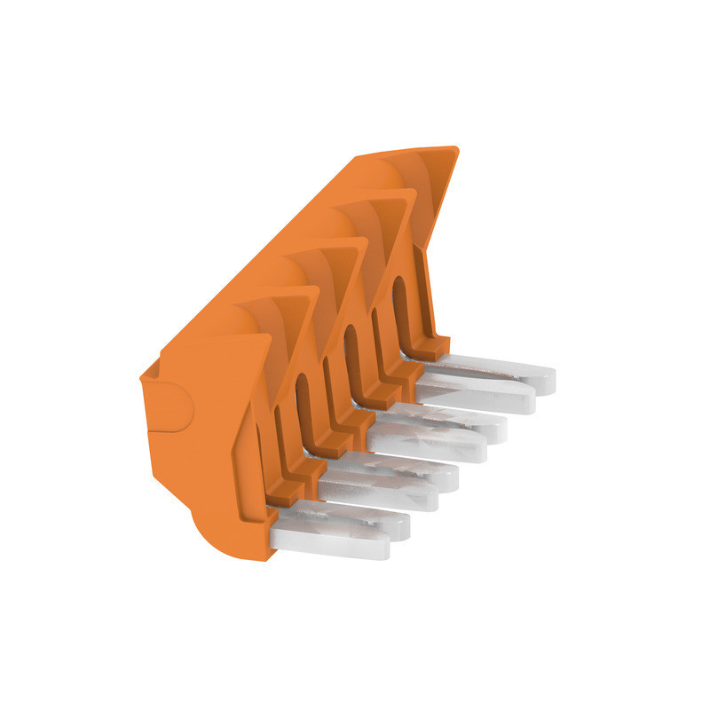 Weidmuller A-series Cross-Connector (terminal), plugged, orange, 30 A, number of poles: 4,