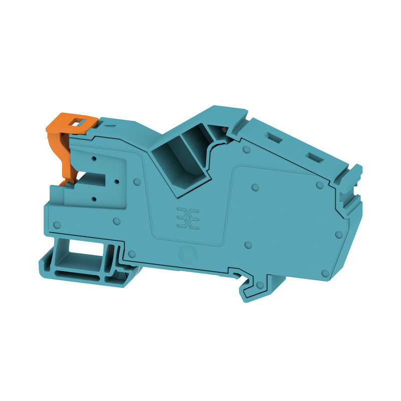 Weidmuller A-series End Bracket, blue, TS 35, V-0, wemid, width: 12 MM, 130 °C