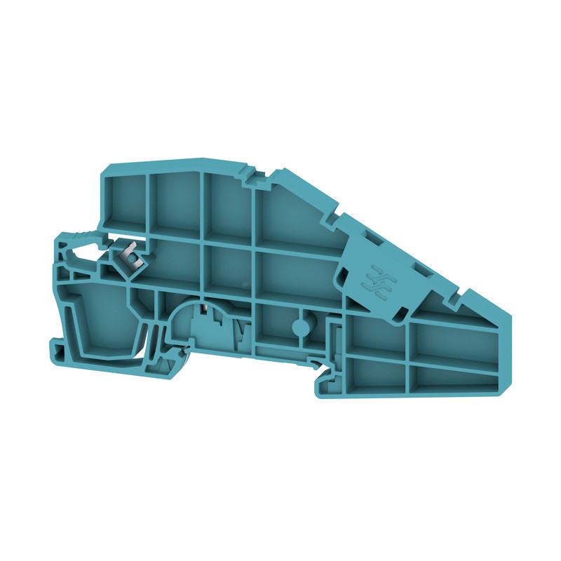 Weidmuller A-series End Bracket, blue, TS 35, V-0, wemid, width: 6.1 MM, 130 °C