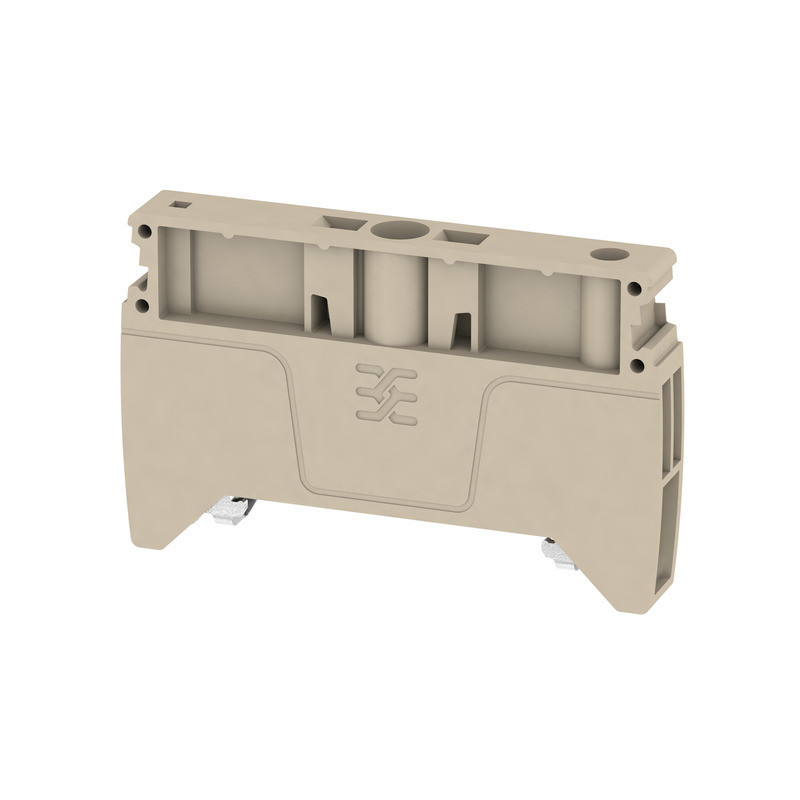 Weidmuller A-series End Bracket, dark beige, TS 35, V-0, wemid, width: 6 MM, 130 °C