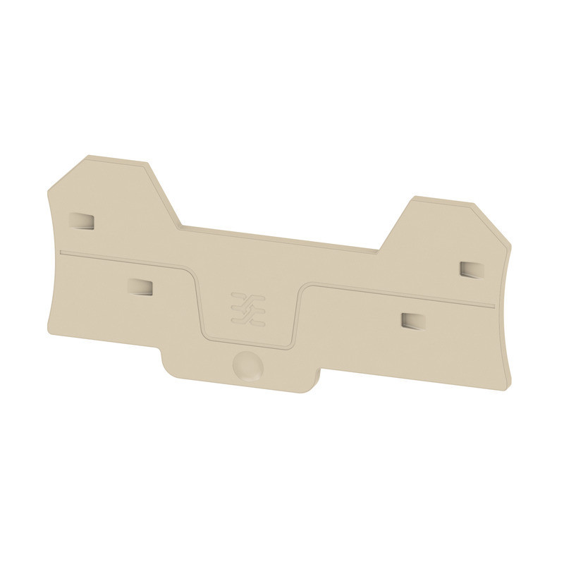 Weidmuller A-series End Plate for terminals, dark beige, height: 88.9 MM, width: 2 MM, V-0
