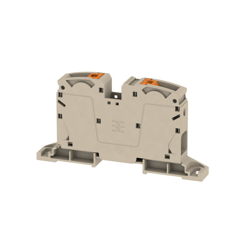 Weidmuller A-series Feed-Through terminal block, push in, dark beige, 35 MM², 125 A, 1000
