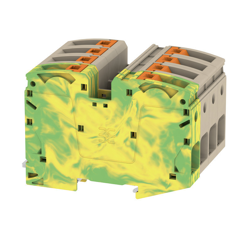 Weidmuller A-series Feed-Through terminal block, push in, dark beige, 35 MM², 125 A, 1000