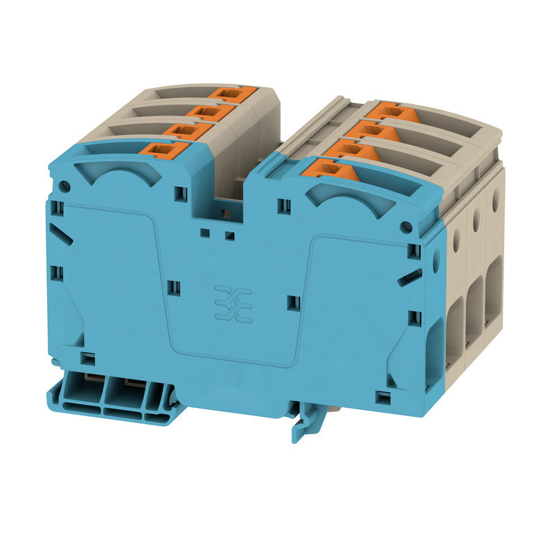 Weidmuller A-series Feed-Through terminal block, push in, dark beige, 35 MM², 125 A, 1000
