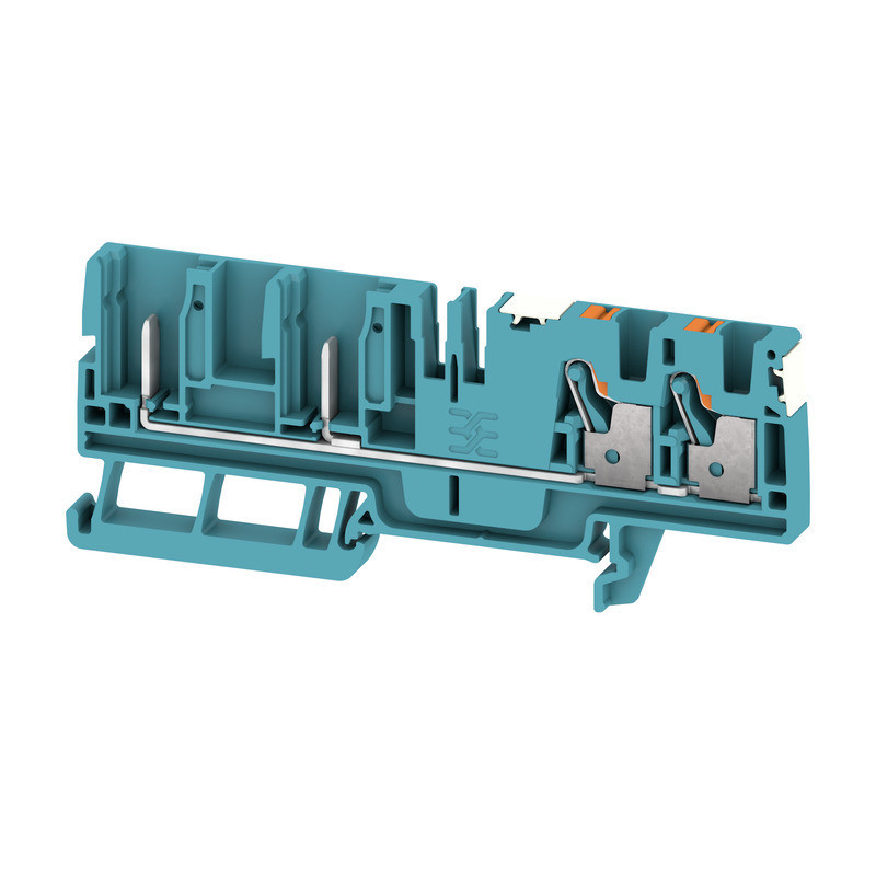 Weidmuller A-series Pluggable Terminal, push in, blue, 4 MM², 32 A, 800 V, number of conne