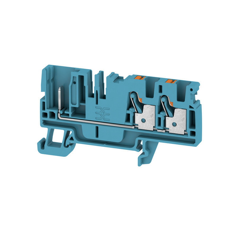 Weidmuller A-series Pluggable Terminal, push in, blue, 4 MM², 32 A, 800 V, number of conne