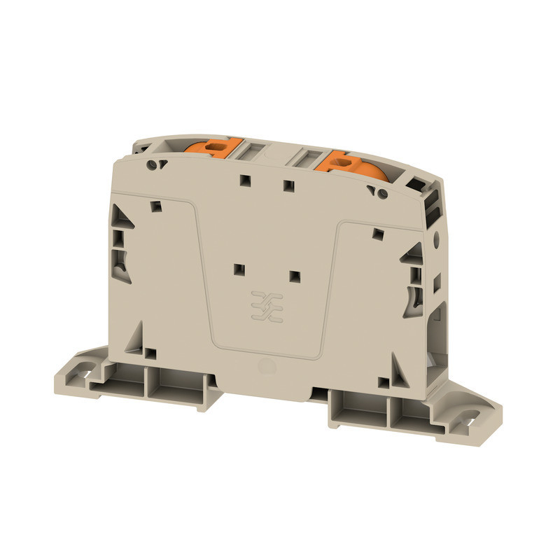 Weidmuller A-series Feed-Through terminal block, push in, dark beige, 50 MM², 150 A, 1000