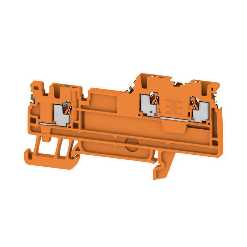 Weidmuller A-series Initiator/Actuator terminal, push in, orange, 1.5 MM², 13.5 A, 250 V,