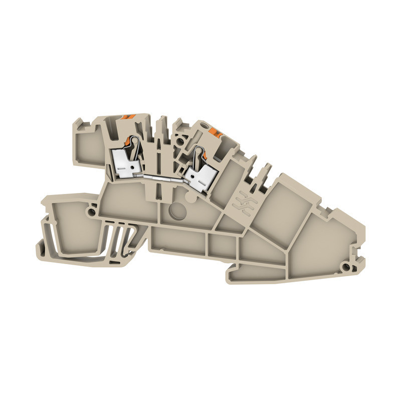 Weidmuller A-series Multi Level installation terminal block, push in, dark beige, 2.5 MM²,