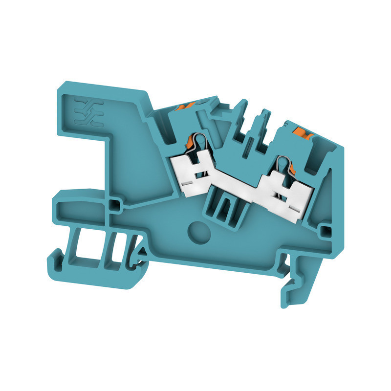 Weidmuller A-series Multi Level installation terminal block, push in, blue, 2.5 MM², 24 A,