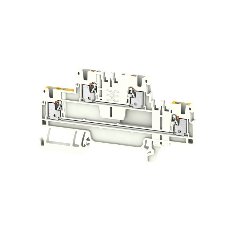 Weidmuller A-series Multi-Tier modular terminal, push in, white, 1.5 MM², 500 V, number of