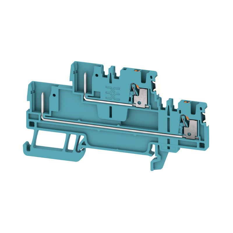 Weidmuller A-series Pluggable Terminal, push in, blue, 1.5 MM², 17.5 A, 500 V, number of C
