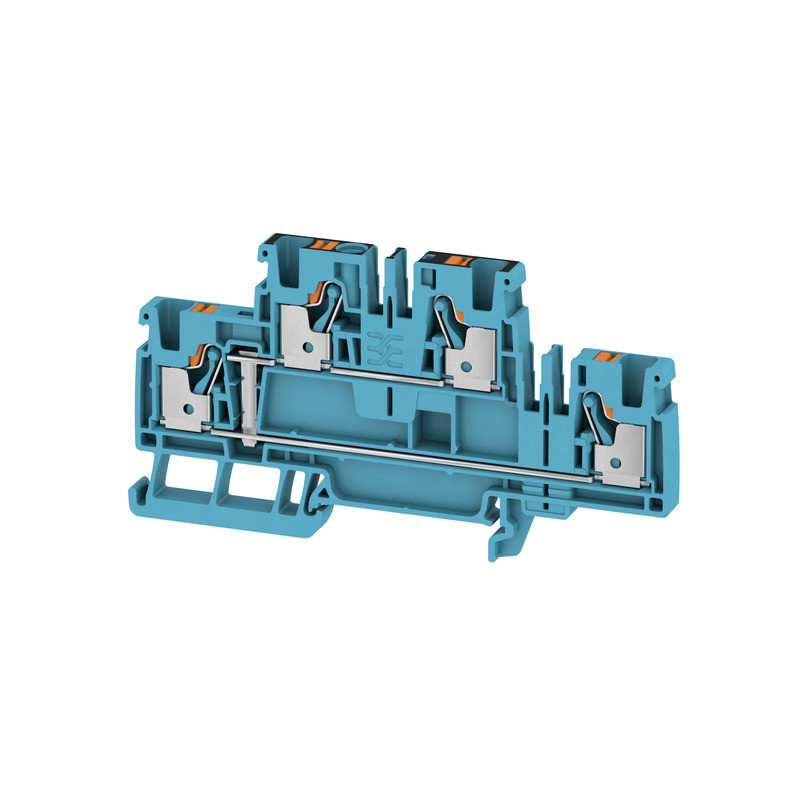 Weidmuller A-series Multi-Tier modular terminal, push in, blue, 4 MM², 800 V, number of co