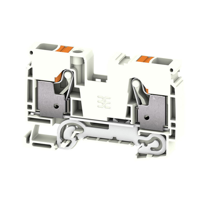 Weidmuller A-series Pe Terminal, push in, white, 10 MM², 1000 V, number of connections: 2,