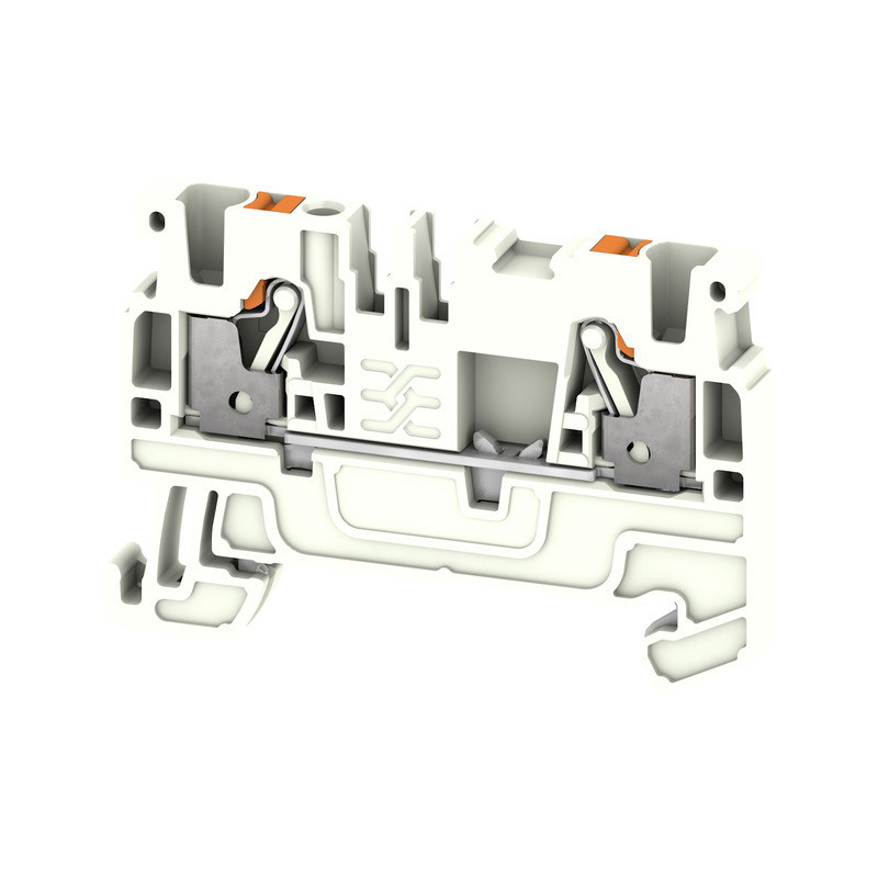 Weidmuller A-series Pe Terminal, push in, white, 2.5 MM², 800 V, number of connections: 2,