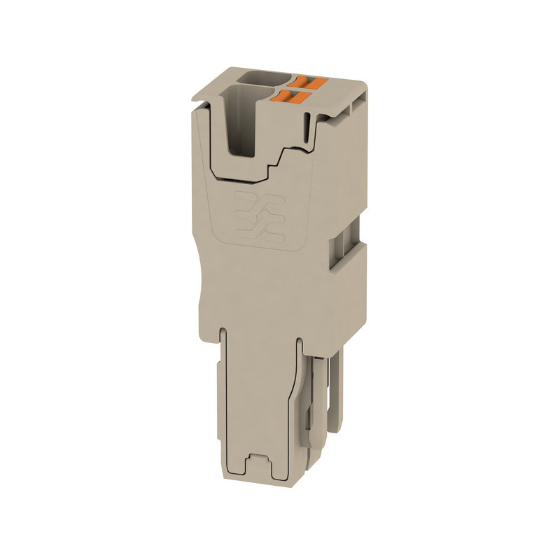 Weidmuller A-series Plug (terminal), push in, 4 MM², 32 A, 800 V, number of connections: 2