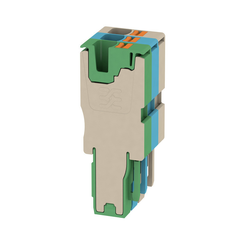 Weidmuller A-series Plug (terminal), push in, 4 MM², 32 A, 800 V, number of connections: 3