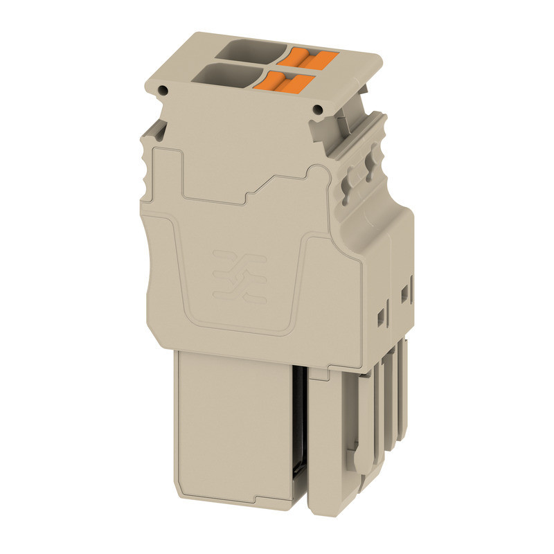 Weidmuller A-series Plug (terminal), push in, 6 MM², 30 A, 500 V, number of connections: 2