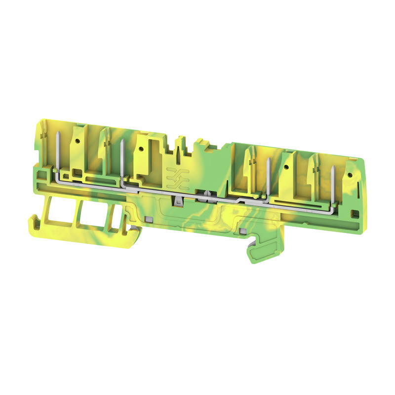 Weidmuller A-series Pluggable Terminal, push in, green/yellow, 1.5 MM², 17.5 A, 500 V, num