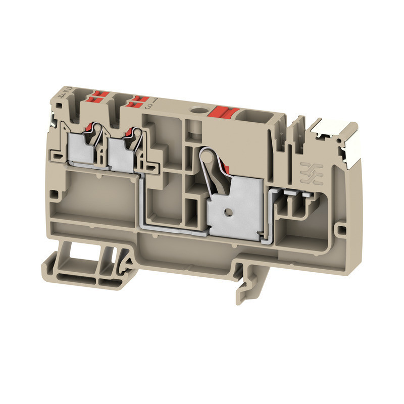 Weidmuller A-series Potential Distributor terminal, push in, dark beige, 10 MM², 57 A, 800