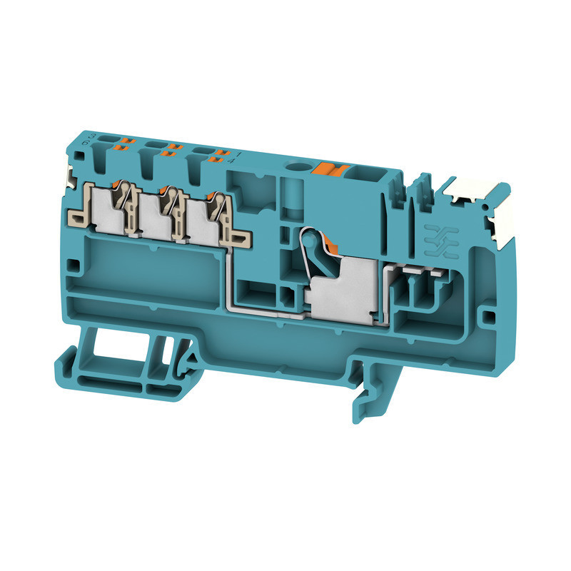 Weidmuller A-series Potential Distributor terminal, push in, blue, 6 MM², 41 A, 500 V, num