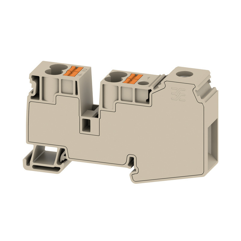 Weidmuller A-series Potential Distributor terminal, screw connection, dark beige, 35 MM², Weidmuller A-series Potential Distributor terminal, screw connection, dark beige, 35 MM²,