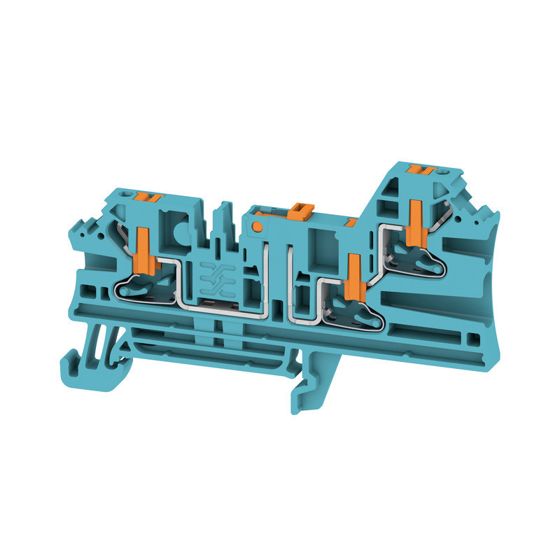 Weidmuller A-series Test-Disconnect terminal, push in, blue, 2.5 MM², 20 A, 500 V, number