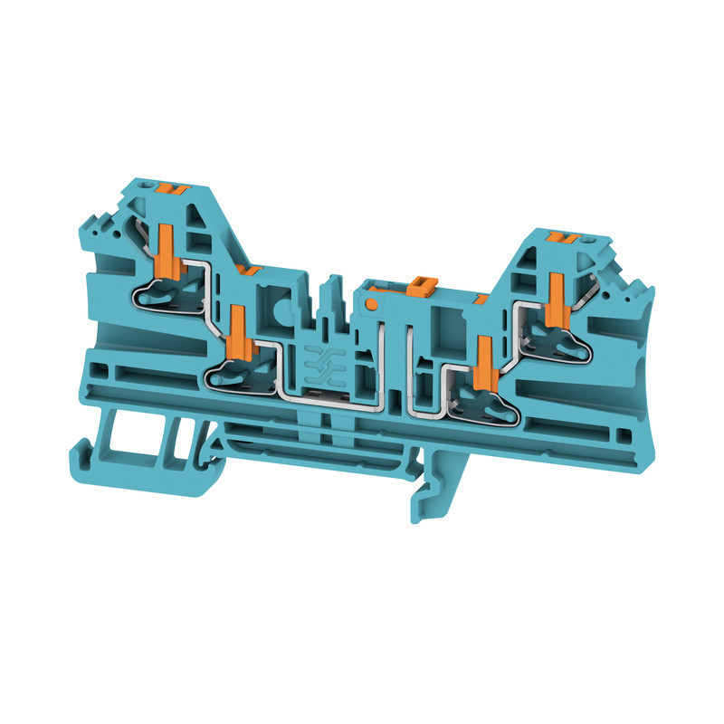 Weidmuller A-series Test-Disconnect terminal, push in, blue, 2.5 MM², 20 A, 500 V, number