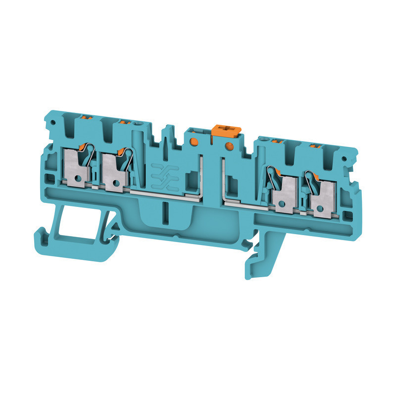 Weidmuller A-series Test-Disconnect terminal, push in, blue, 1.5 MM², 10 A, 400 V, number