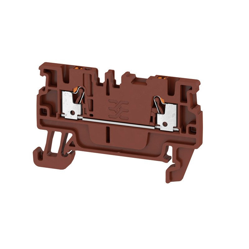 Weidmuller A-serie verbindingsrijgklem 0,5-1,5MM² eendr. 0,5-1,5MM² meerdr. bruin